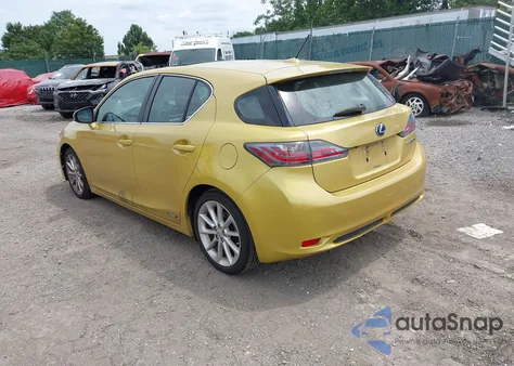 2011 Lexus Ct 200H Premium из США, поврежденный, VIN JTHKD5BH5B2007769